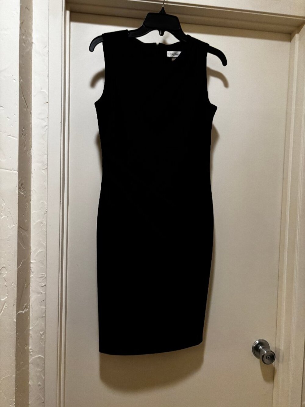 Calvin Klein Black Sheath Dress Size 4